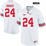 Men's NCAA Ohio State Buckeyes Malik Hooker #24 College Stitched Authentic Nike White Football Jersey IO20G44WU